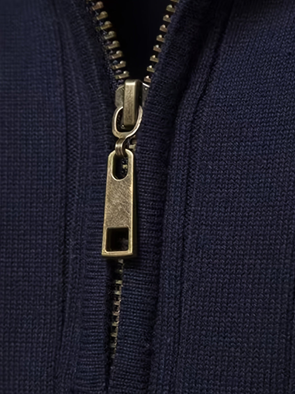 Maglione a collo alto con mezza zip – Abbigliamento casual, stile da ufficio