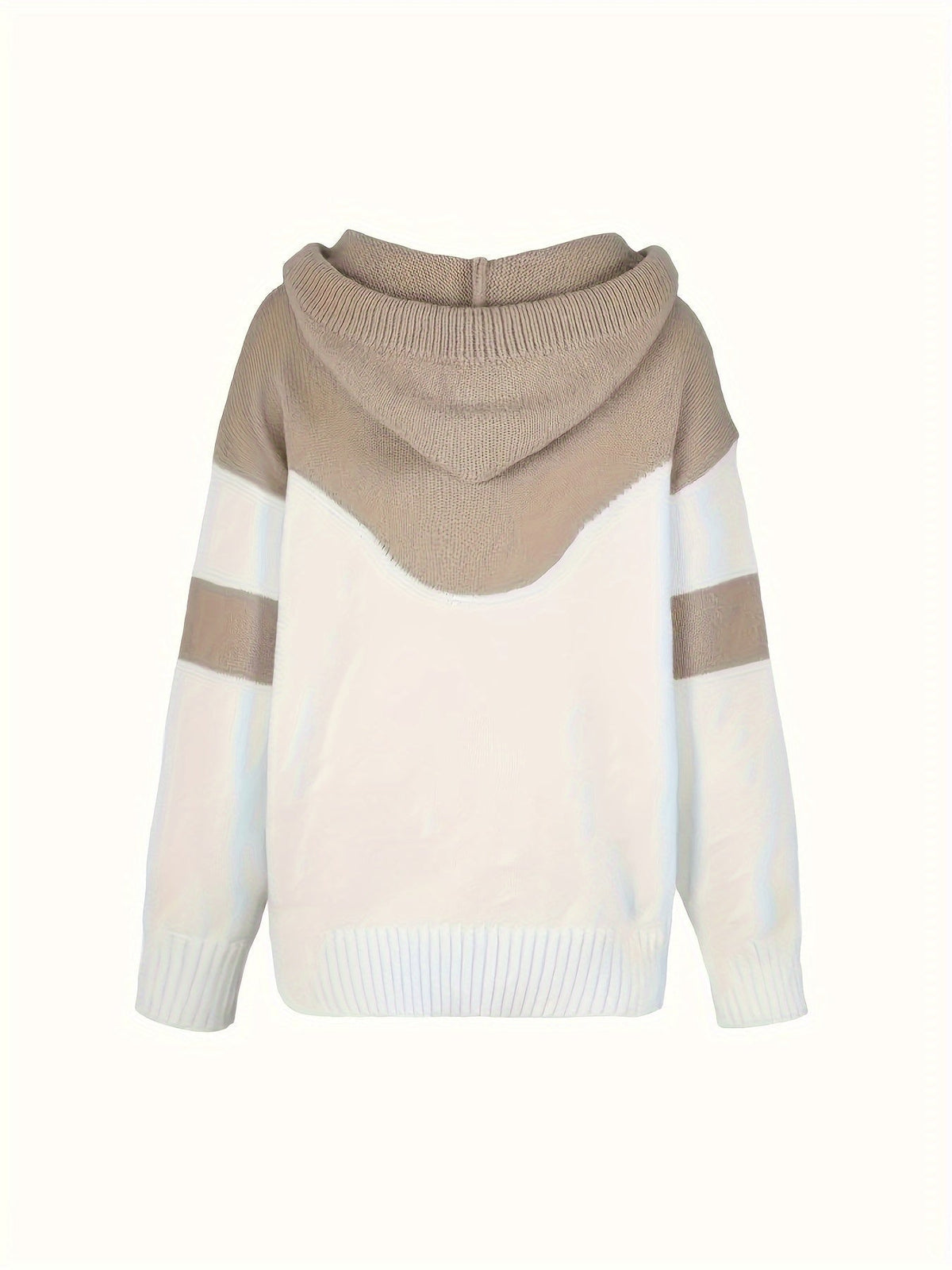 Felpa con cappuccio color-block – Abbigliamento casual, comfort quotidiano