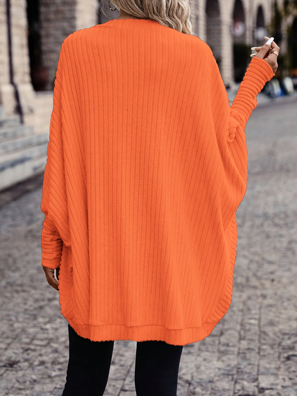 Cardigan aperto relaxed – Abbigliamento casual, a strati