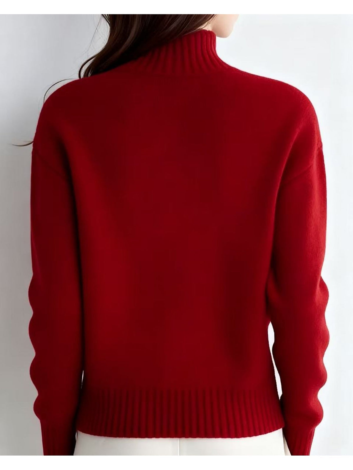High-Neck Button Cardigan in Soft Knit for Women’s Casual Wear - Satinni