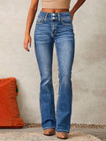 High-Waisted Wide-Leg Jeans for Women | Comfortable Denim Trousers - Satinnis