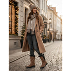 Knee-High Winter Boots with Fur Trim | Stylish and Warm Footwear for Cold Weather - Satinni