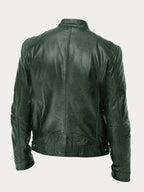 Men's Leather Casual Jacket - Stylish Everyday Outerwear for All Seasons - Satinni