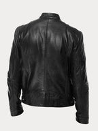Men's Leather Casual Jacket - Stylish Everyday Outerwear for All Seasons - Satinni
