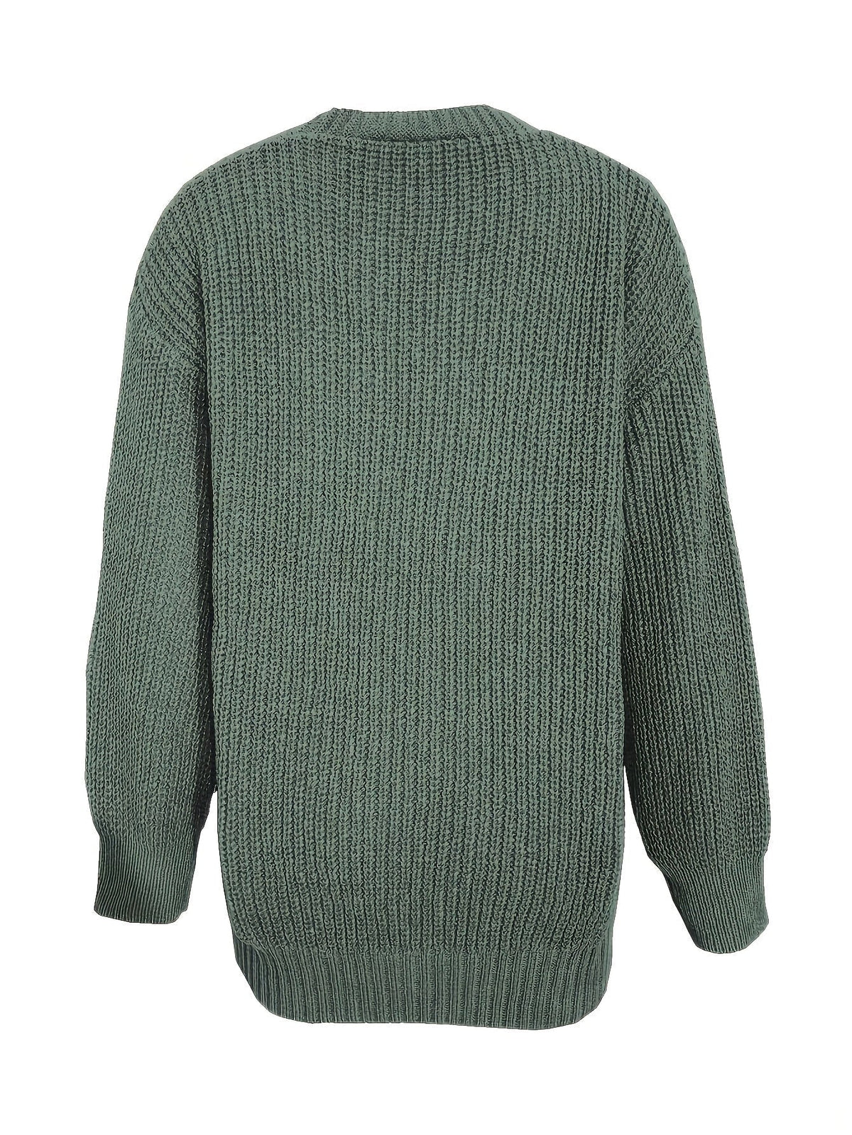 Relaxed Button-Front Cardigan in Soft Knit for Casual Wear - Satinni