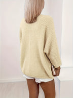 Relaxed Open-Front Cardigan for Women | Soft Knit Fabric | Casual Layering - Satinni