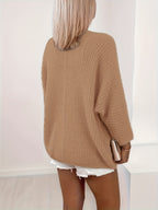 Relaxed Open-Front Cardigan for Women | Soft Knit Fabric | Casual Layering - Satinni